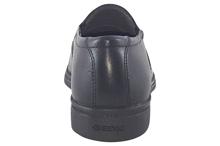 Geox J Federico Slip J04D1D Black Boys School Shoes