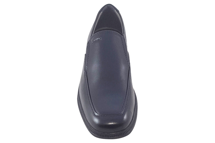 Geox J Federico Slip J04D1D Black Boys School Shoes