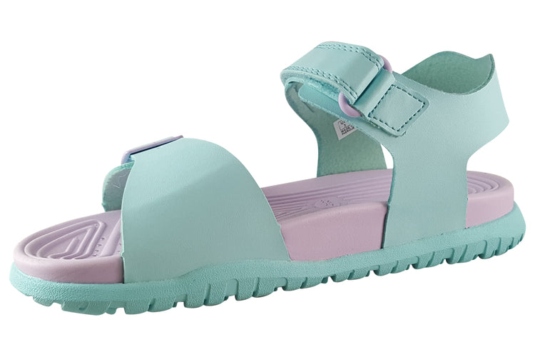 Geox J Fusbetto Sdl J35HQA Sea/Lilac Girls Sandals