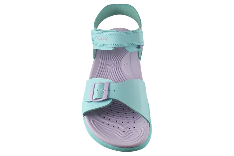 Geox J Fusbetto Sdl J35HQA Sea/Lilac Girls Sandals