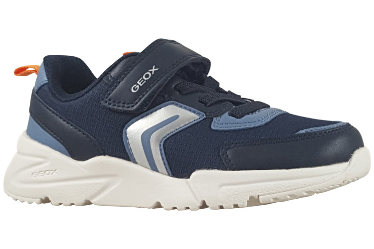 Geox J Loftus Boy J55MQB Navy/Orange Boys Sports