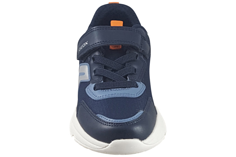 Geox J Loftus Boy J55MQB Navy/Orange Boys Sports
