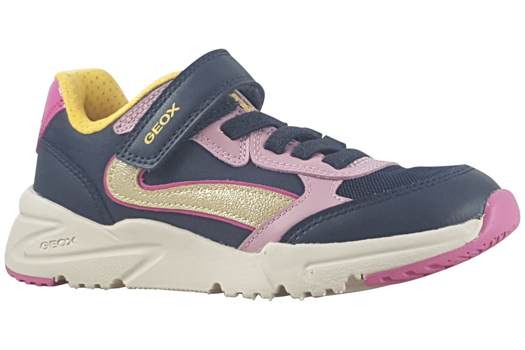 Geox J Loftus Girl J46M2A Navy/Rose Girls Sports