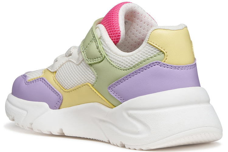 Geox J Loftus Girl J65M2B Multi/White Girls Sports