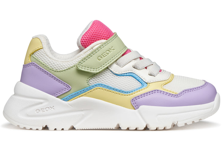 Geox J Loftus Girl J65M2B Multi/White Girls Sports