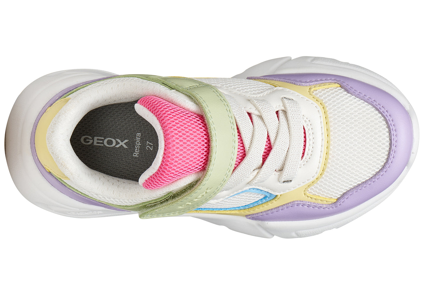 Geox J Loftus Girl J65M2B Multi/White Girls Sports