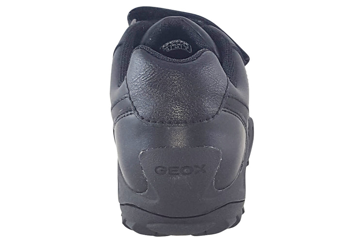 Geox J New Savage J841VB Black Boys School Shoes