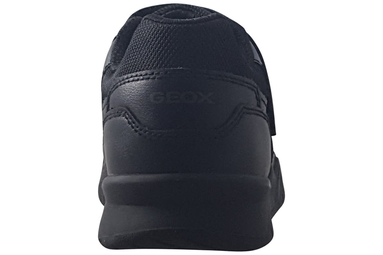 Geox J Perth Boy J367RE Black Boys School Shoes