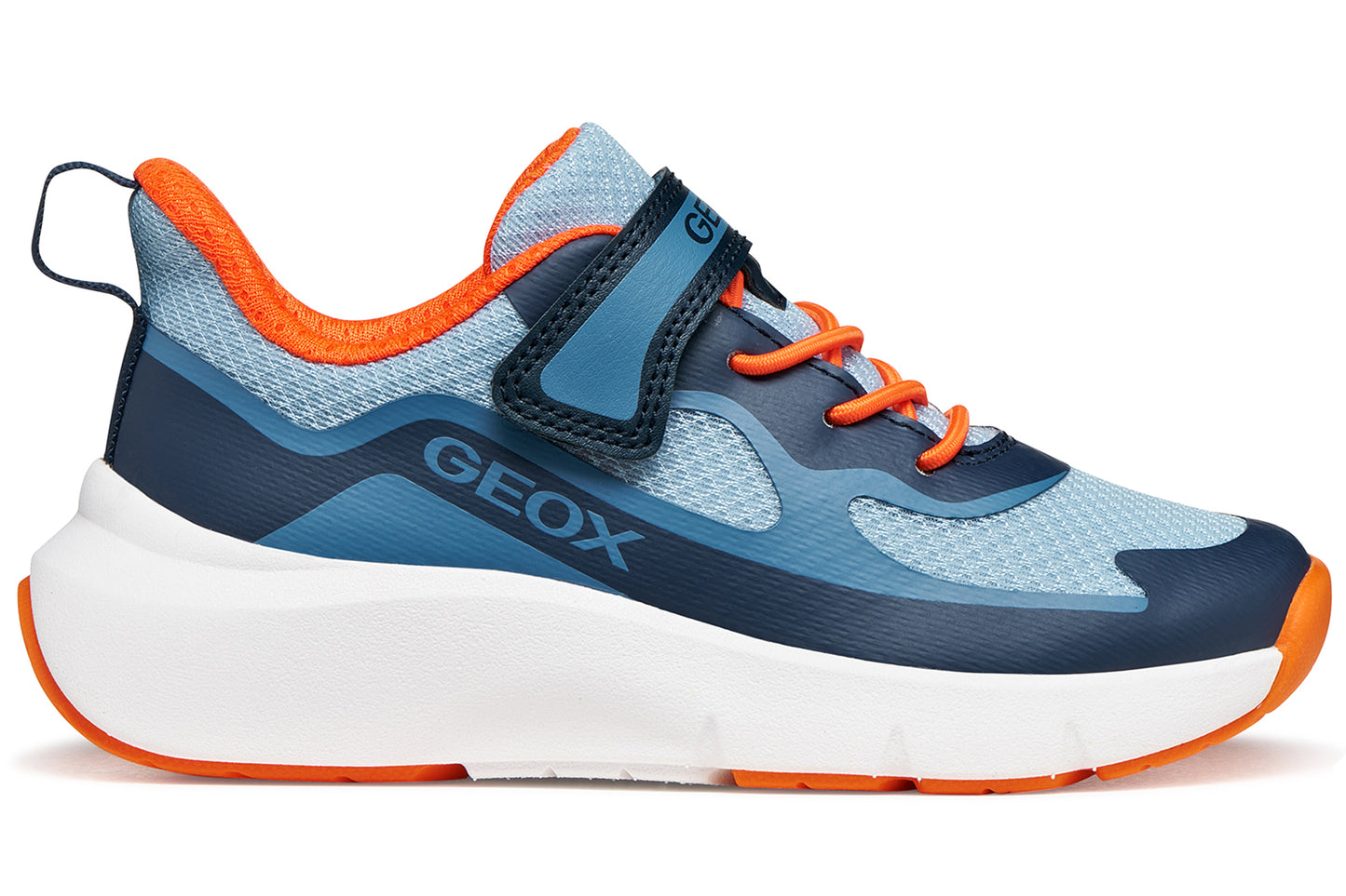 Geox J Pro-Ran Boy J65P7F Navy/Orange Boys Sports