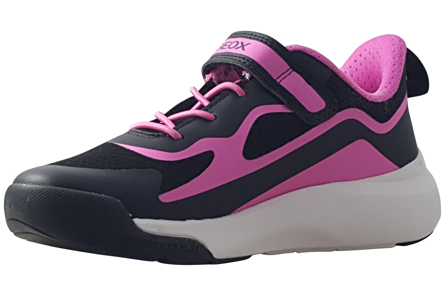 Geox J Pro-Ran Girl J65PAC Black/Fuchsia Girls Sports