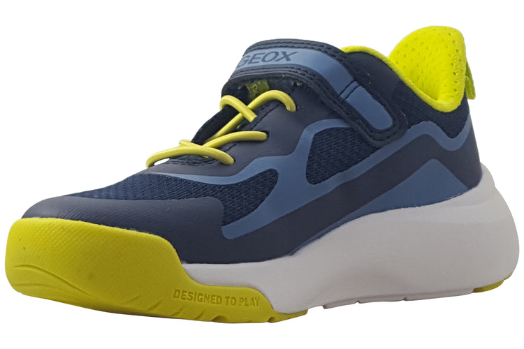 Geox J Pro-Ran Boy J65P7F Navy/Light Blue Boys Sports