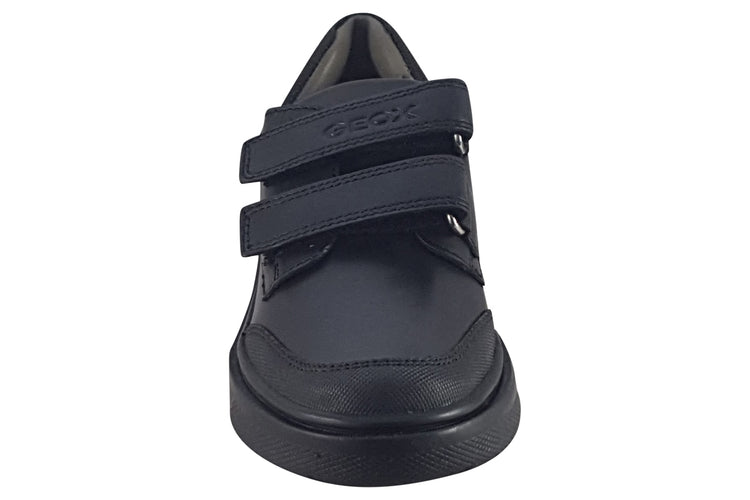 Geox J Riddock J847SF Black Boys School Shoes