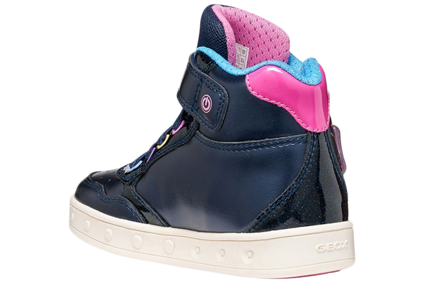 Geox J Skylin Girl 2 J668WB Navy/Multi Girls Boots