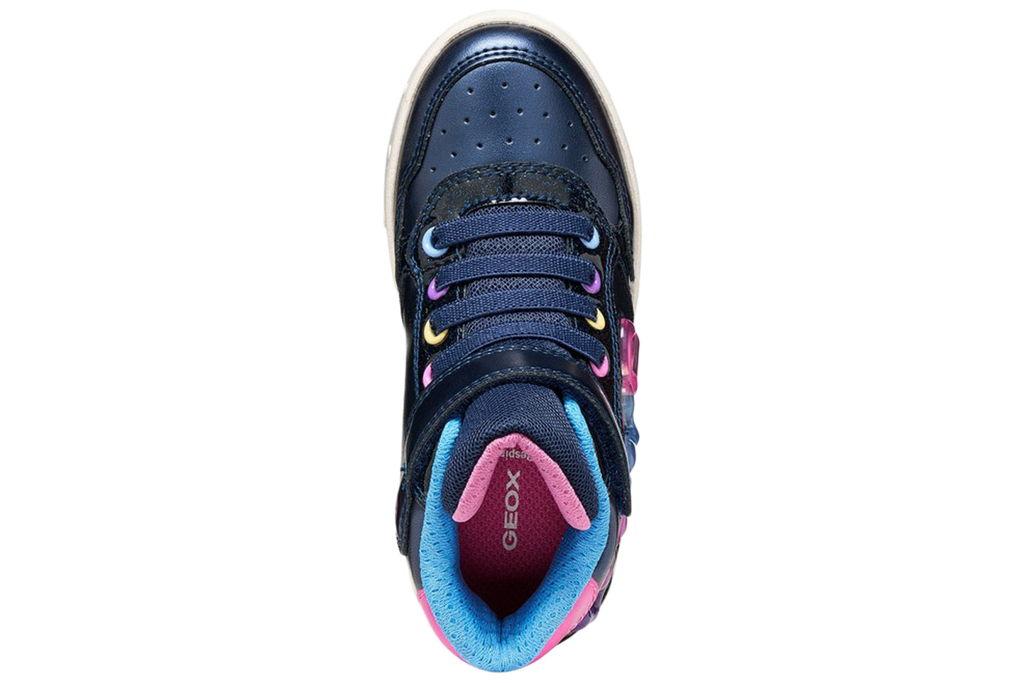 Geox J Skylin Girl 2 J668WB Navy/Multi Girls Boots
