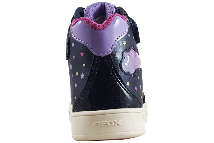 Geox J Skylin Girl J568WB Girls Boots Navy/Multi
