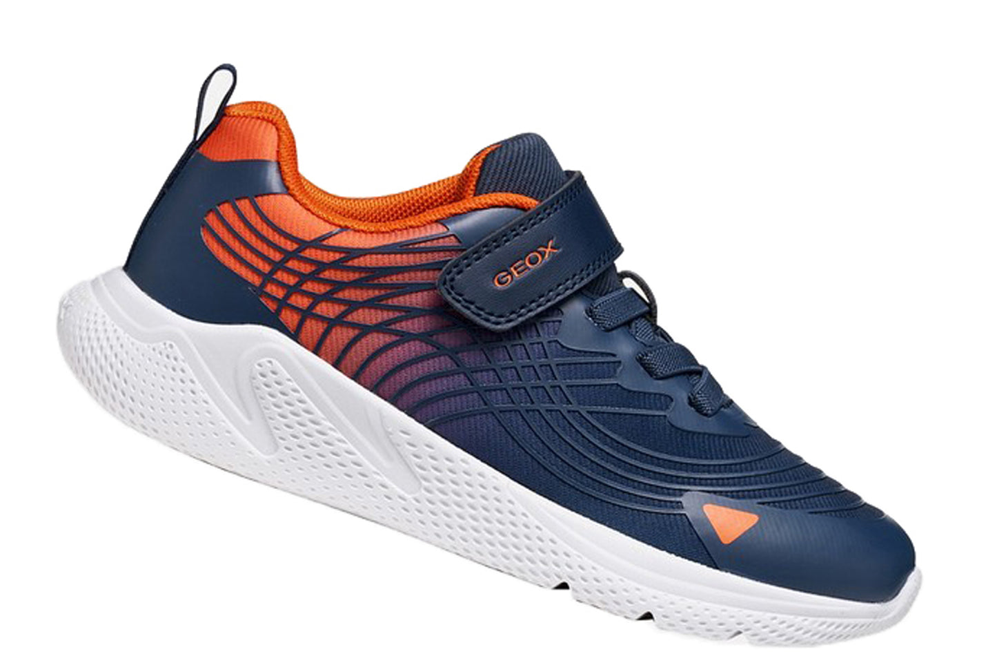 Geox J Sprintye Boy J66GBB Navy/Orange Boys Sports