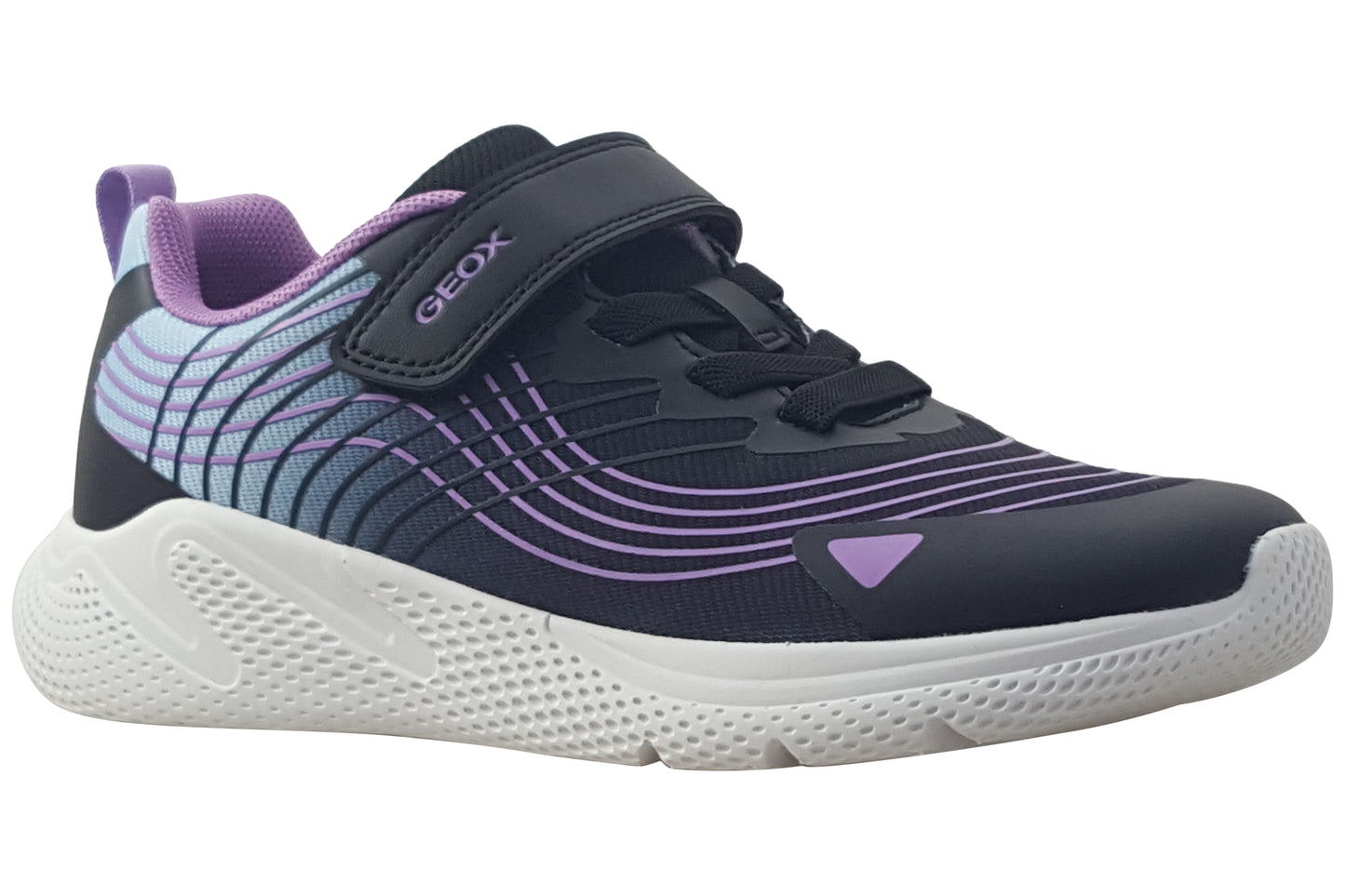 Geox J Sprintye Girl J66FWB Black/Pink Girls Sports