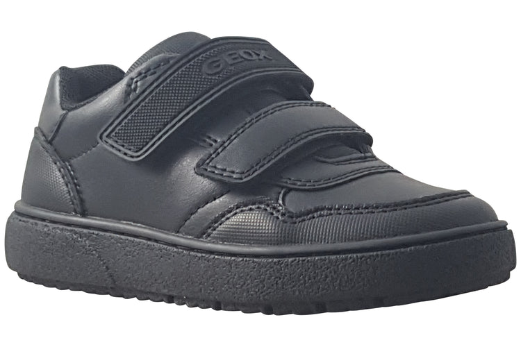 Geox J Theleven Boy J56LDG Black Boys School Shoes