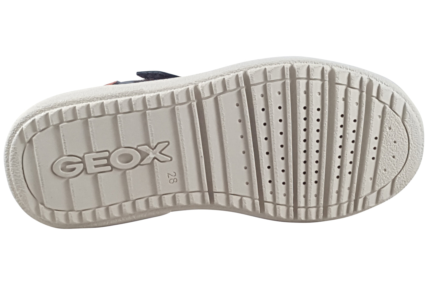 geox j theleven boy j56ldb boys trainers brown navy sole