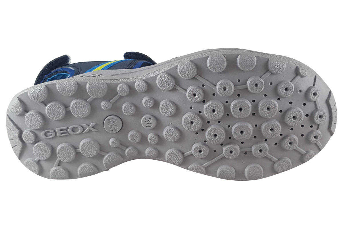 geox j vaniett j3 navy light blue boys sole