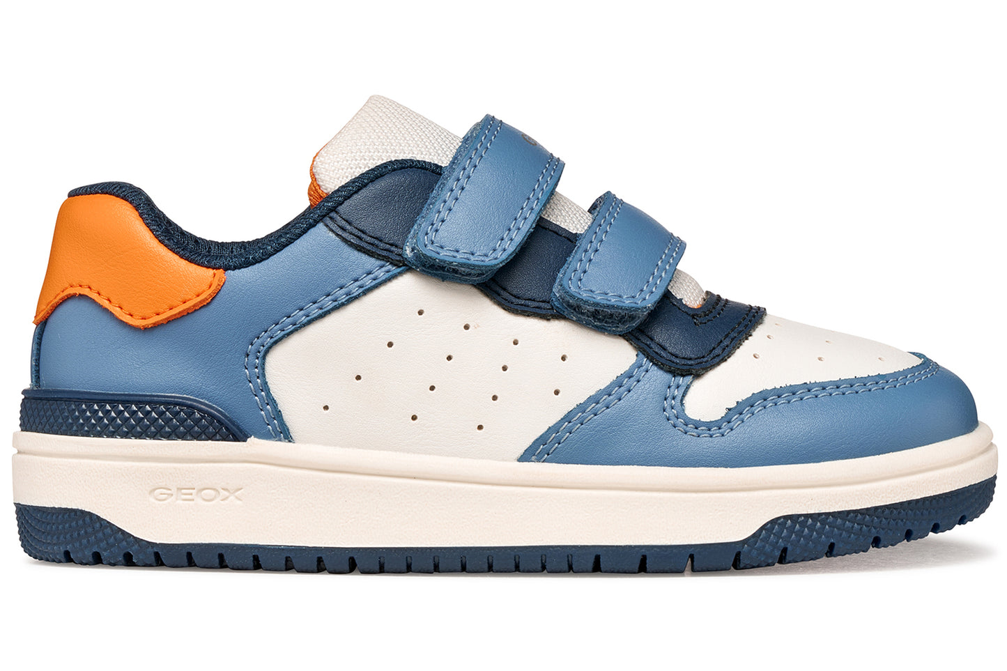 Geox J Washiba Boy J46LQA White/Avio Boys Shoes