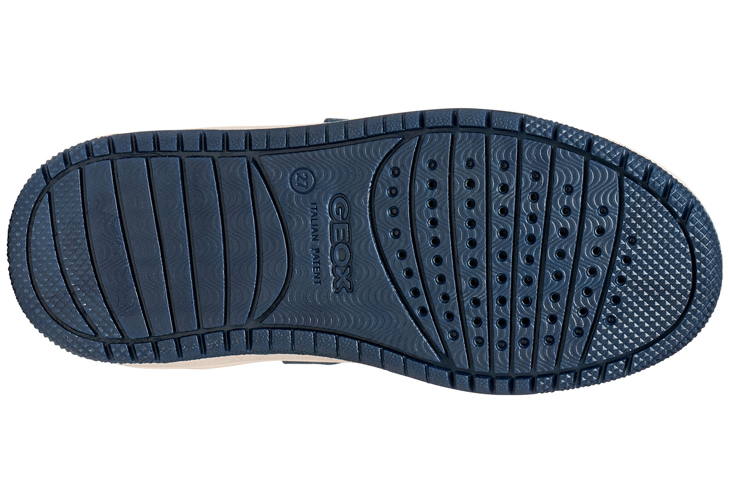 Geox J Washiba Boy J46LQA White/Avio Boys Shoes