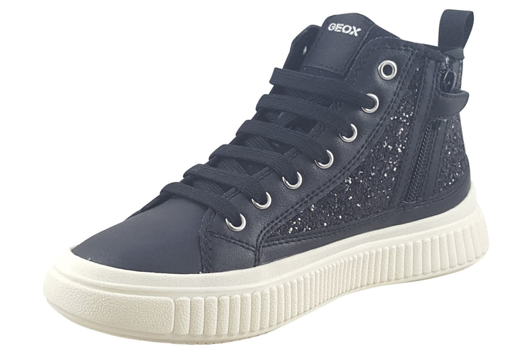 Geox Laquinny GD J46M3D Black (White) Girls Boots