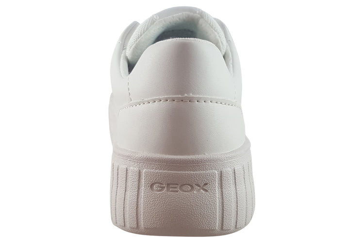 Geox Mikiroshi Girl J45DVA White (Silver) Girls Shoes