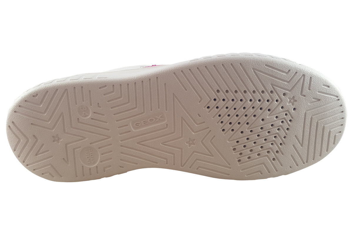 geox mikiroshi girl j45dva white 