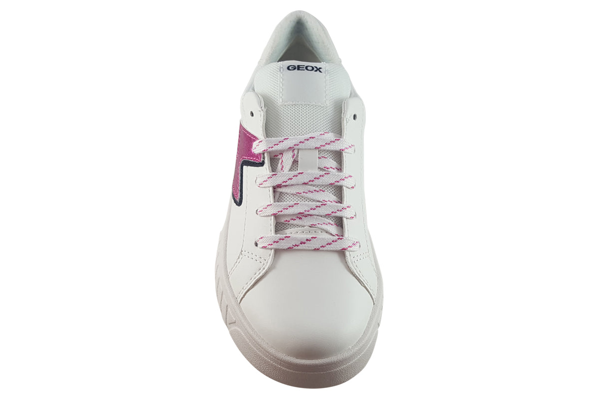 geox mikiroshi girl j45dva white 