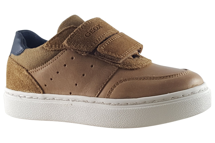 Geox Nashik Boy B455NC Caramel/Navy Boys First Shoes