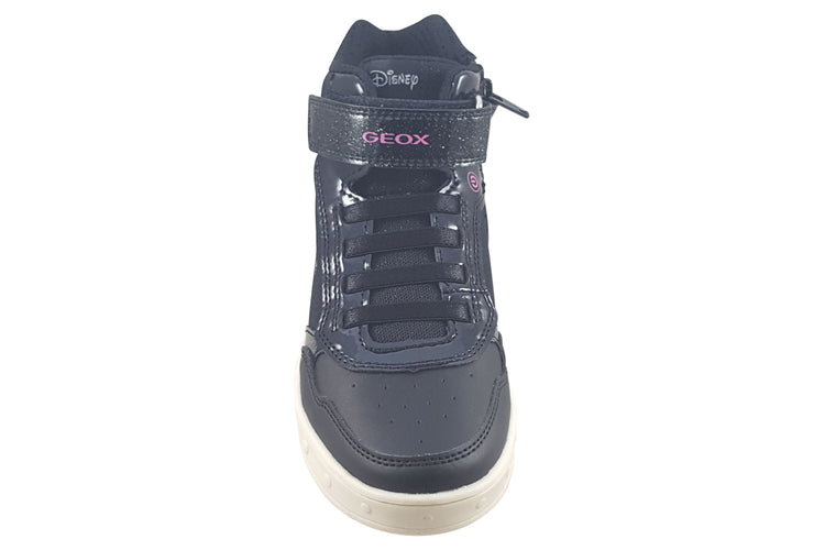 Geox Skylin 'Minnie' J468WE Black (Rainbow) Girls Boots