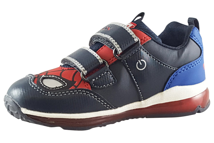 Geox Spiderman Todo B2684A Navy/Red Boys Sports
