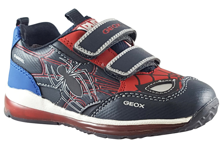 Geox Spiderman Todo B2684A Navy/Red Boys Sports
