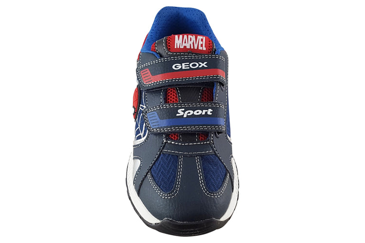 Geox Spiderman Tuono J35AXB Navy/Red Boys Sports