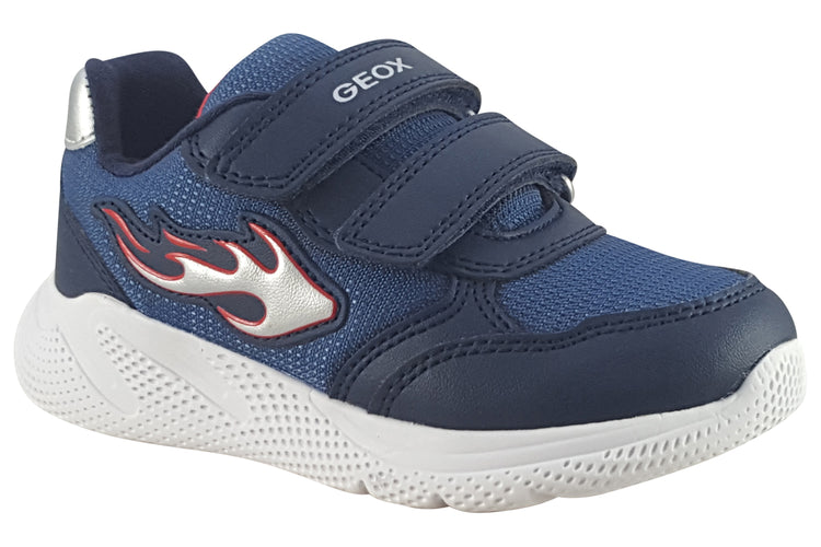 Geox Sprintye Boy B464UA Avio/Red Boys Sports