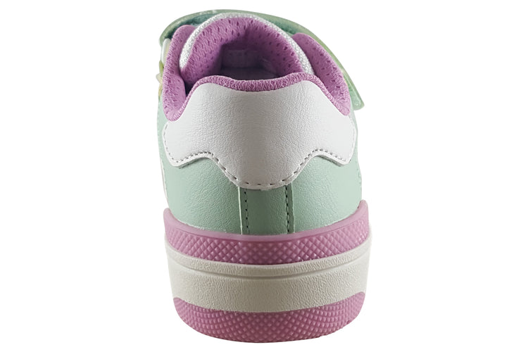 Geox Washiba Girl J45HXB White/Multi Girls Shoes