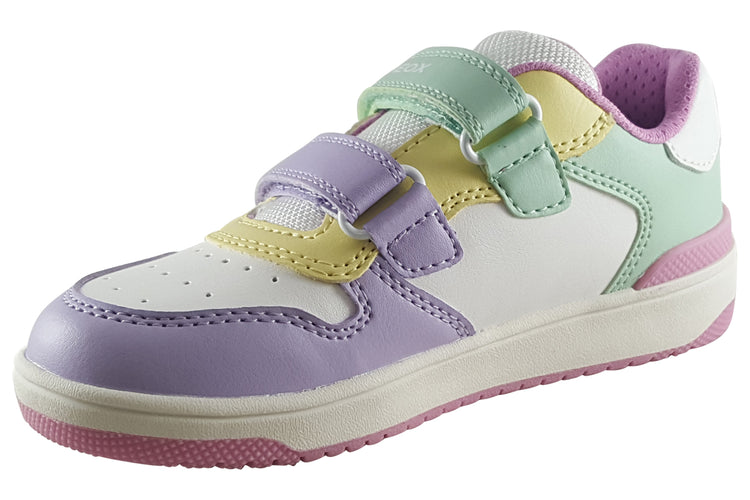 Geox Washiba Girl J45HXB White/Multi Girls Shoes