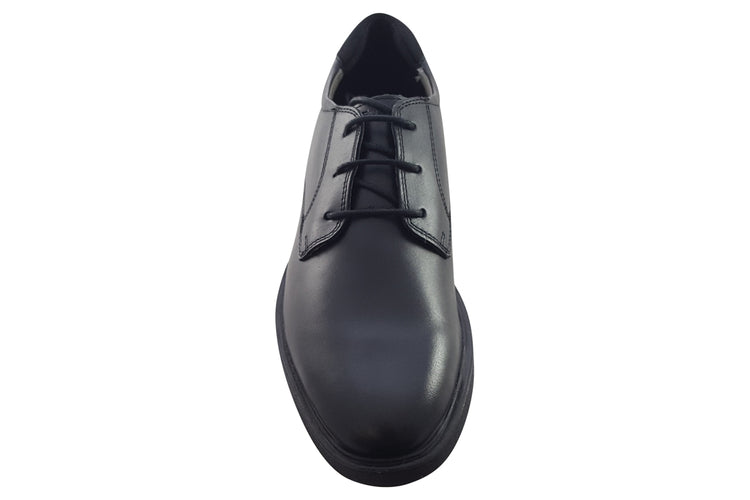 Geox Zheeno Boy J36LAA Black Boys School Shoes
