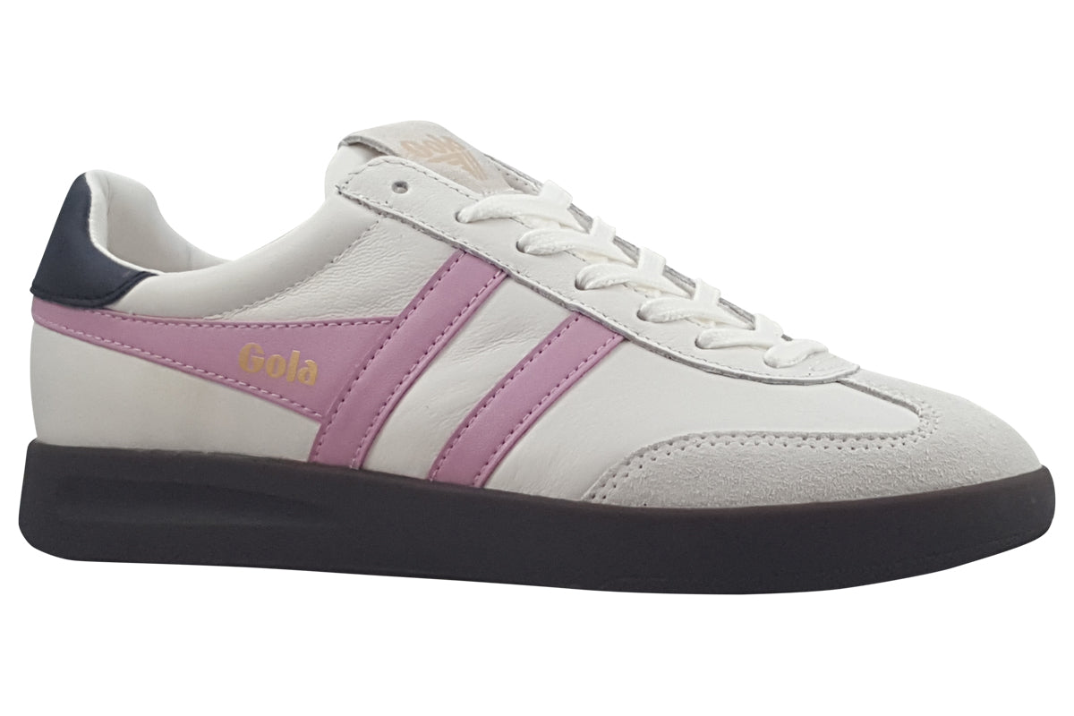 gola cyclone leather white candy trainers right