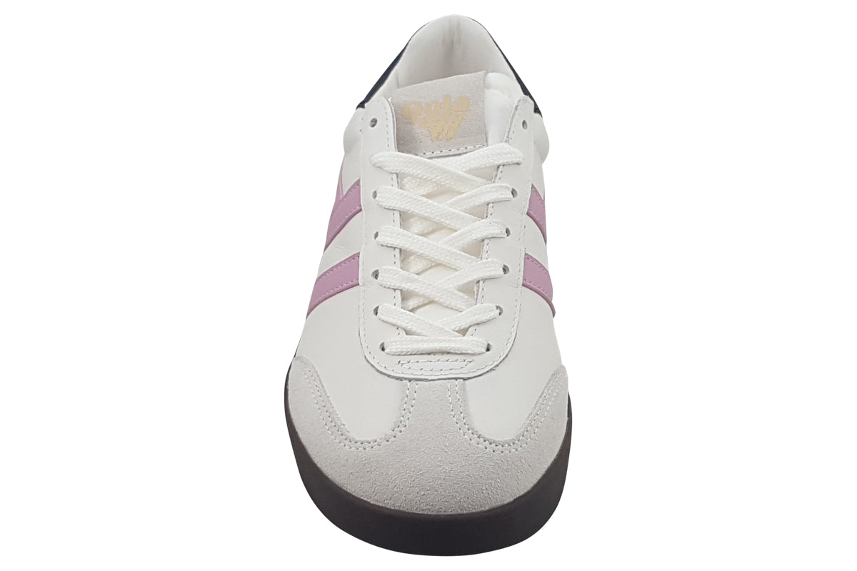gola cyclone leather white candy trainers top