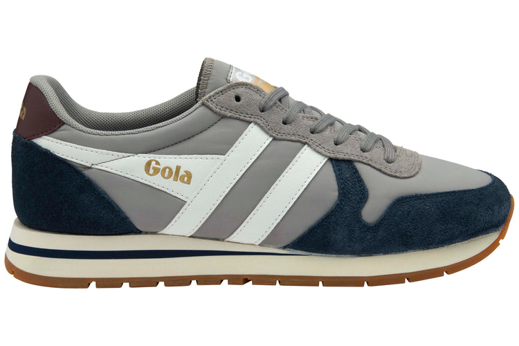 Gola Daytona Chute CMB363 Cement/Navy/White Mens Trainers