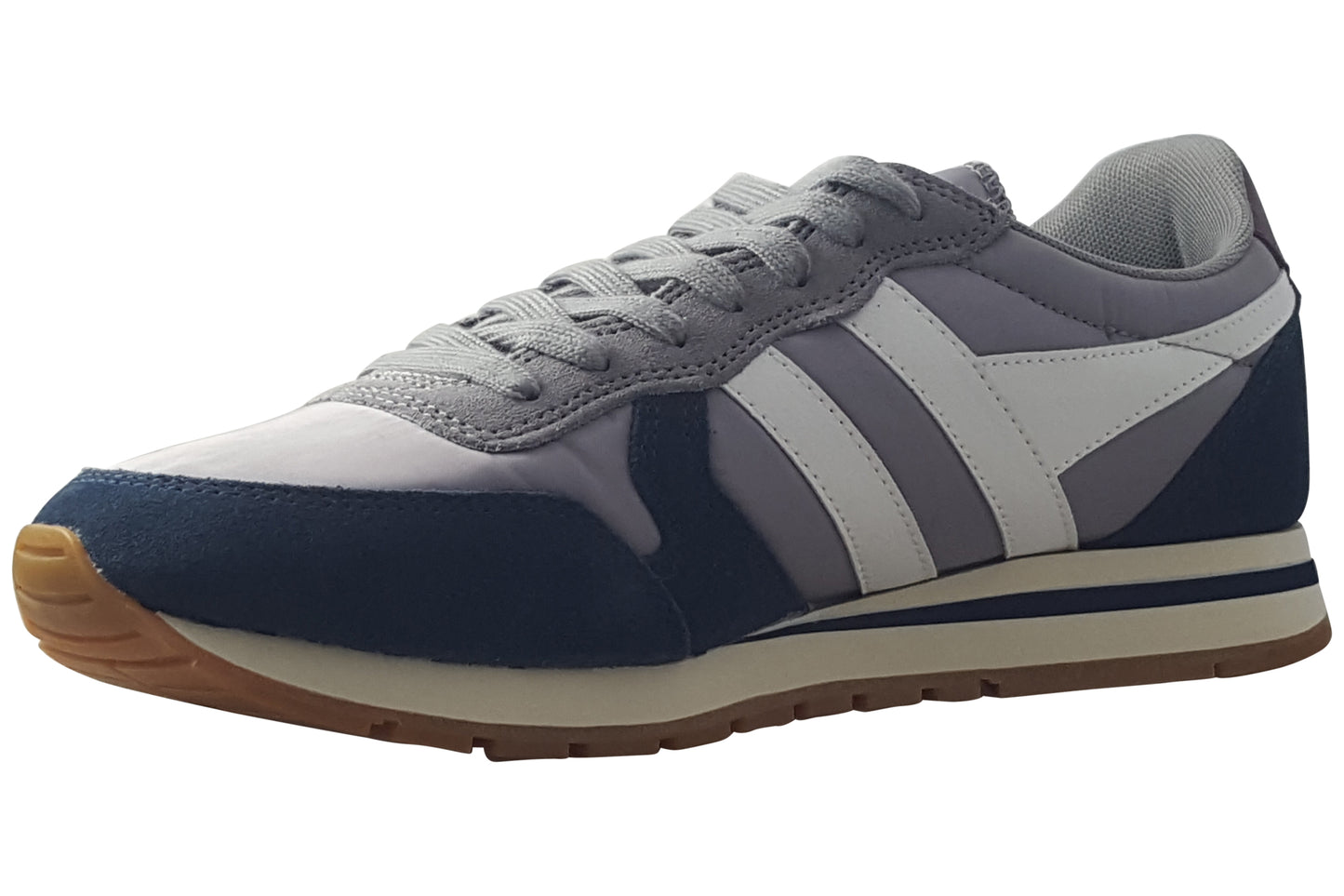 Gola Daytona Chute CMB363 Cement/Navy/White Mens Trainers