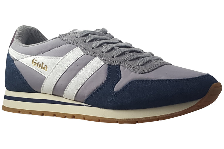 Gola Daytona Chute CMB363 Cement/Navy/White Mens Trainers