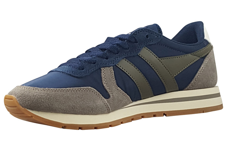 Gola Daytona Chute CMB363 Mens Trainers Navy/Rhino/Khaki