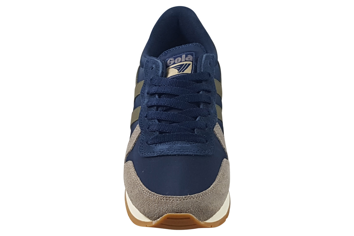 gola daytona chute navy rhine khaki trainers top