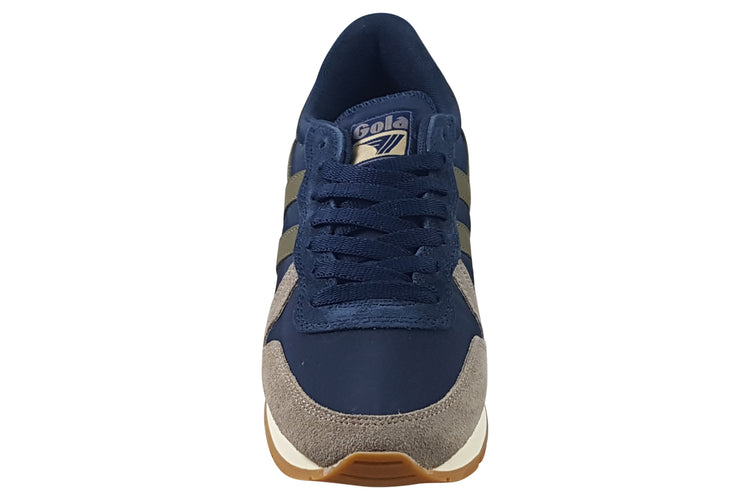 Gola Daytona Chute CMB363 Mens Trainers Navy/Rhino/Khaki