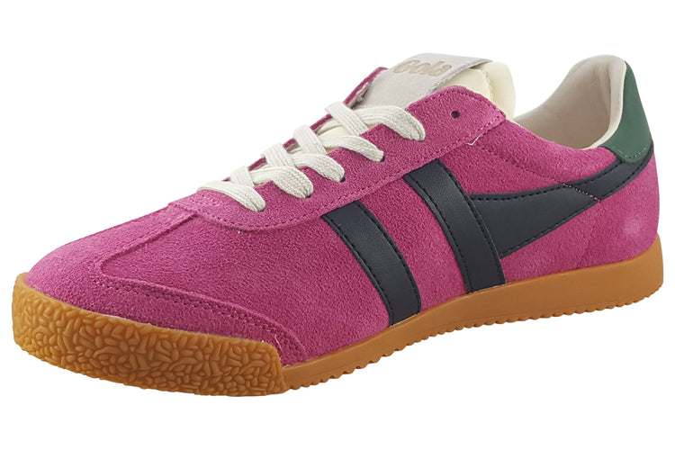 Gola Elan CLB538 Fuschia/Black/Green Womens Fashion Trainers