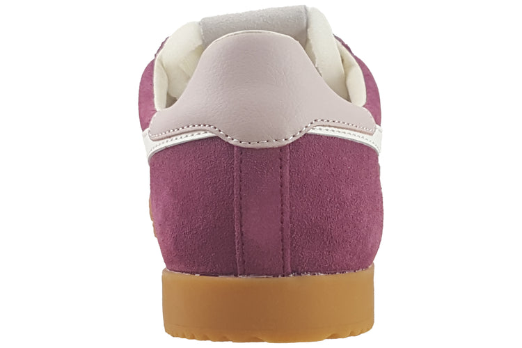 Gola Elan CLB538 Cerise/Off White/Chalk Pink Womens Fashion Trainers
