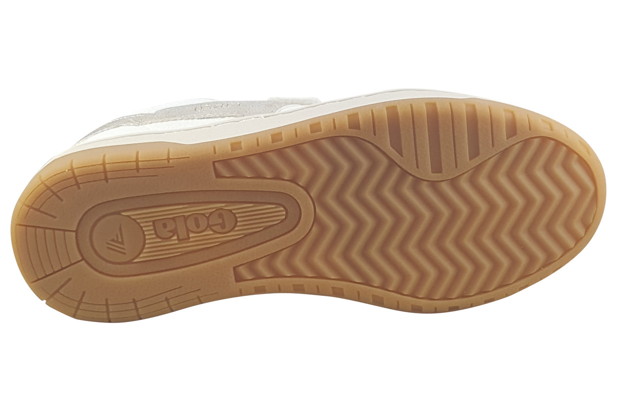 gola-falcon-mirror-strap-white-gold-trainers-sole
